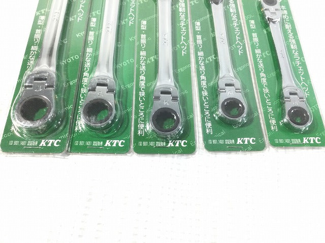 ☆未使用品☆KTC ケーティーシー ラチェットめがねレンチセット (両頭