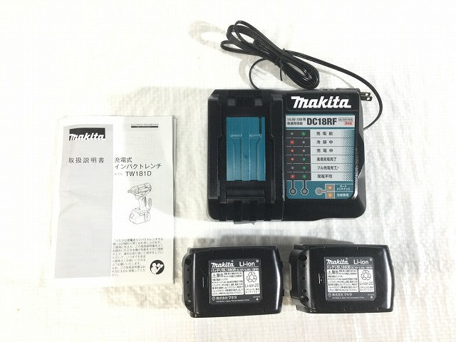 ☆未使用品☆ makita マキタ 18V 充電式インパクトレンチ TW181DRGX