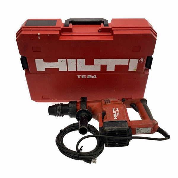 ☆中古品☆HILTI ヒルティ 100V ロータリーハンマードリル TE24 ケース付 SDSプラス コード式 ハンマドリル 穴あけ 穿孔 - 4