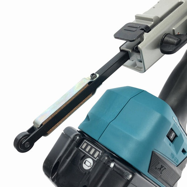 ☆未使用品☆makita マキタ 18V 充電式ベルトサンダ BS180DRG バッテリー1個(18V 6.0Ah) 充電器 ケース付 - 8