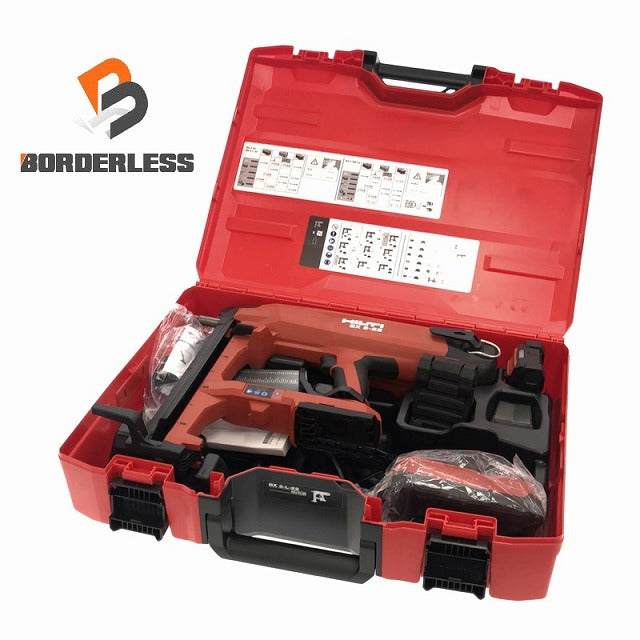 ☆未使用品☆HILTI ヒルティ 21.6V 充電式コンクリートネイラー BX3-L-22 バッテリー2個(B 22-55) 充電器(C 4 |  誰もが安心できる工具専門のリユース工具販売専門店Borderless