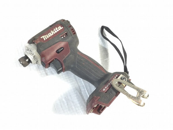 ☆中古品☆ makita マキタ 18V 充電式インパクトドライバー TD171DGXAR 赤/レッド バッテリー2個(6.0Ah) 充電器 ソケット付き - 2