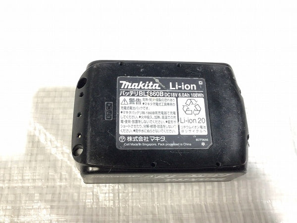 ☆比較的綺麗です☆makita マキタ 18V 125mm 充電式マルノコ HS474D バッテリー1個(18V 6.0Ah)付き - 10