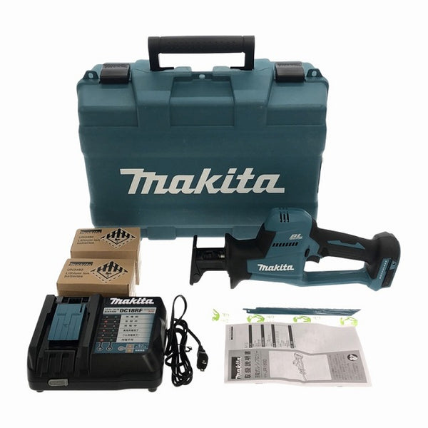 ☆未使用品☆makita マキタ 18V 充電式レシプロソー JR189DRGX バッテリー2個(18V6.0Ah) 充電器 ケース付 コードレス セーバソー - 4