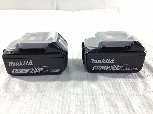 ☆未使用品2個セット☆makita マキタ 18V 6.0Ah 純正 リチウムイオンバッテリー BL1860B 残量表示付 リチウムイオン電池 蓄電池 - 9
